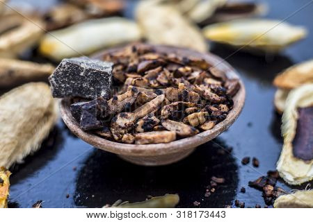 Popular Indian And Asian Mukhwas Or Mouth Freshener I.e. Aam Ki Ghuthli Ka Mukhwas Consisting Of Ghe
