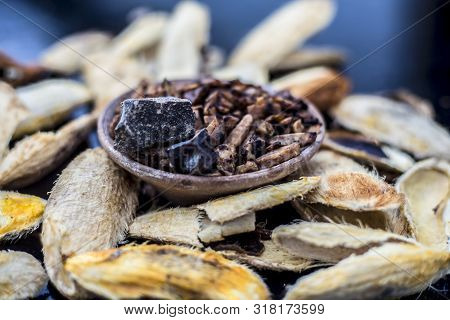 Popular Indian And Asian Mukhwas Or Mouth Freshener I.e. Aam Ki Ghuthli Ka Mukhwas Consisting Of Ghe