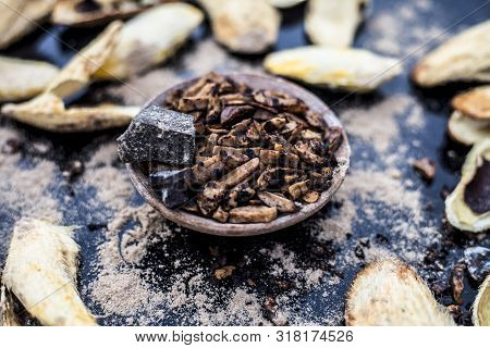 Popular Indian And Asian Mukhwas Or Mouth Freshener I.e. Aam Ki Ghuthli Ka Mukhwas Consisting Of Ghe