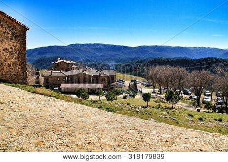 Riopar Viejo, Albacete, Spain- February 8, 2019: Old Beautiful Stone Facades And Streets In Riopar V