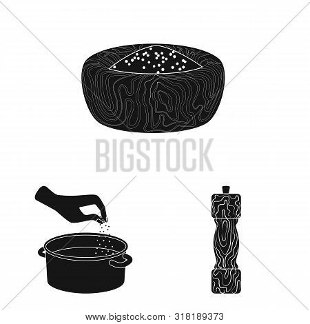Vector Illustration Of Natural And Baking Icon. Set Of Natural And Food Stock Vector Illustration.