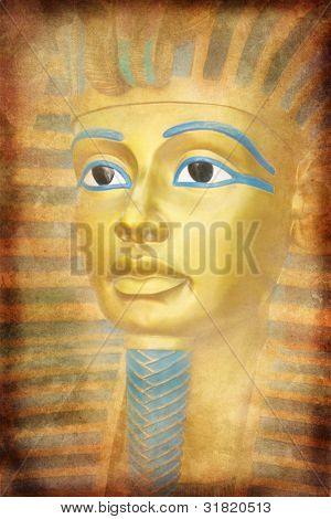 Antiga máscara de Tutankhamon