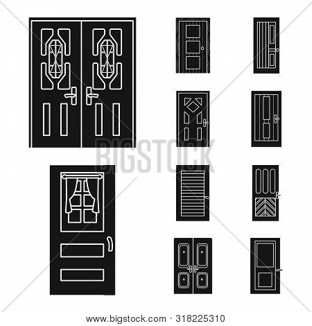 Vector Design Of Decorative And Construction Icon. Collection Of Decorative And Interior Vector Icon