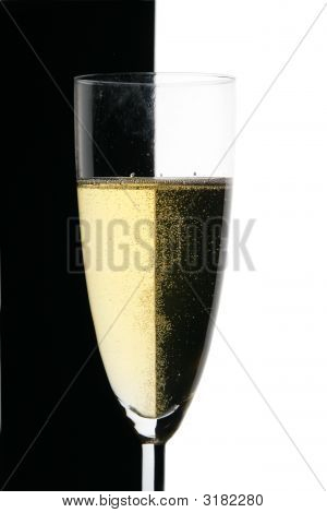Bicchiere di Champagne, close-up