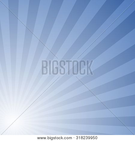 Abstract Asymmetrical Gradient Sunburst Background Design - Vector Graphic