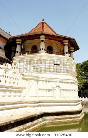 Tempel van de tand van Budda. Candy. Sri Lanka.  Candy