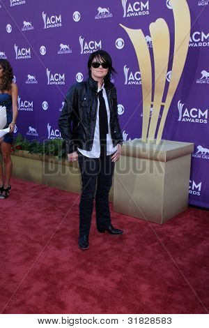 LAS VEGAS - APR 1: Sonia Leigh přijde v roce 2012 akademie Country Music Awards v MGM Grand Gar