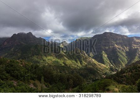 Views From Miradouro Da Encumeada In Madeira (portugal)
