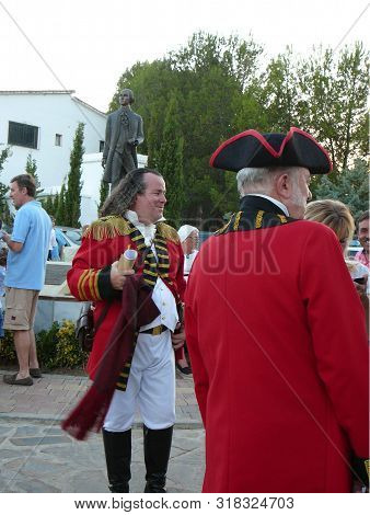 People Participate In The Reenactment Of The Battle Of Pensacola