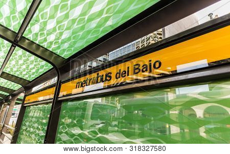 Buenos Aires, Argentina - June 22, 2017: New Brt Line Of Metrobus Del Bajo