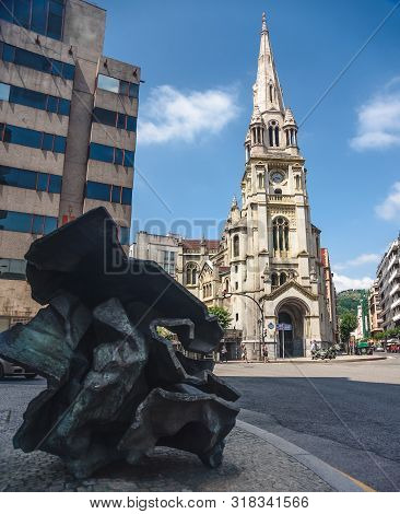 Bilbao, Spain - July 7, 2018 - Church San Jose, Bilbao, Spain