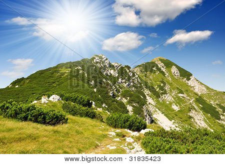 Sije Berg in den Julischen Alpen-Slowenien, Europa