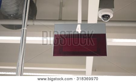 Digital Sign For Queue Counter. (display Board System In Led Light.)