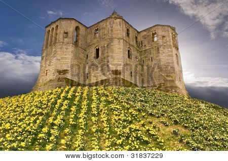 Warkworth Castle In The Sky