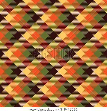 Tartan Fall Seamless Pattern Plaid