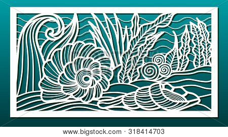 Laser Cut Panels, Vector. Template Or Stencil For  Metal Cutting, Wood Carving, Paper Art, Fretwork,