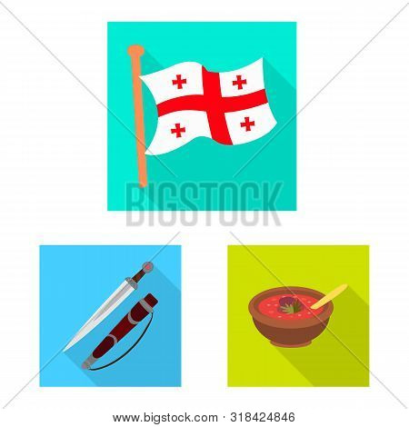 Vector Design Of Culture And Sightseeing Symbol. Set Of Culture And Originality Vector Icon For Stoc