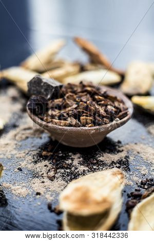Popular Indian And Asian Mukhwas Or Mouth Freshener I.e. Aam Ki Ghuthli Ka Mukhwas Consisting Of Ghe
