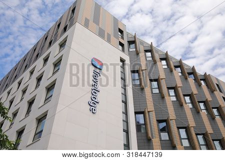 London England - June 2, 2019: Travelodge Hotel In London Uk