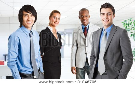 กลุ่มของนักธุรกิจที่มีความสุข