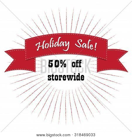 Hang Tag Holiday Sale Vector Illustration 1marketing