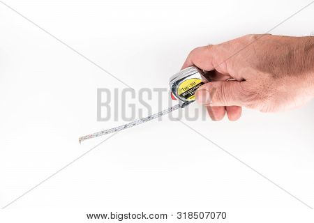 A Tape Measure Or Measuring Tape