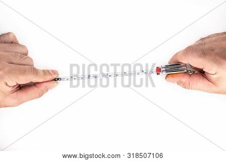 A Tape Measure Or Measuring Tape