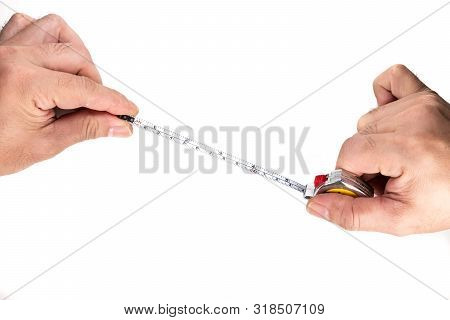 A Tape Measure Or Measuring Tape