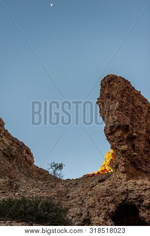 Impression Of Sesriem Canyon, In The Hardap Region Of Namibia, During Sunset.