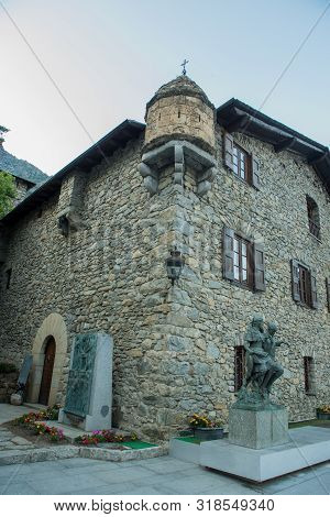 Andorra La Vella, Andorra : 2019 August 22 : People In Andorra La Vella, Capital, Centro Historic, S
