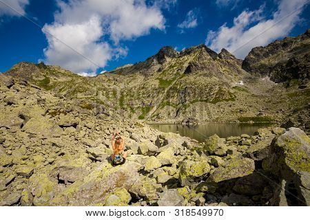 Yoga On Way To Rysy Tatra Mountains