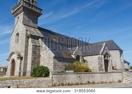 Outdoors Of Saint Primel Church In Primelin