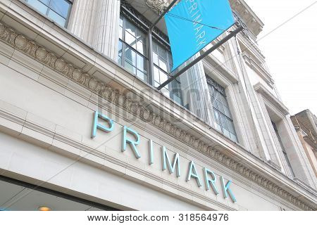 London England - June 3, 2019: Primark Shopping Mall London Uk