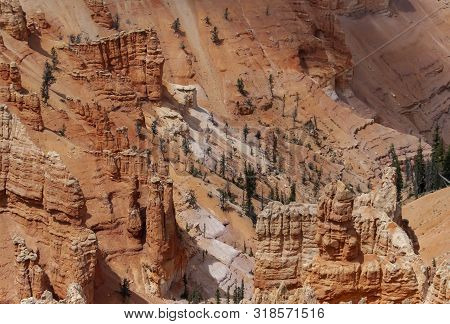 View Of Cedar Breaks Hoodoos In Utah