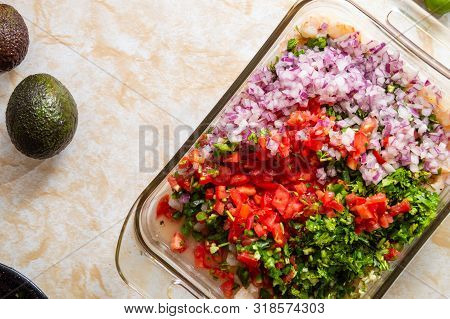 Making Shrimp Ceviche