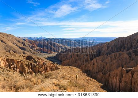 Bolivian Canyon Near Tupiza,bolivia.quebrada De Palala.rock Formations