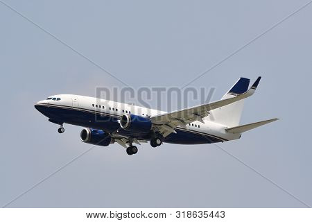 Airplane Landing At Tan Son Nhat Airport