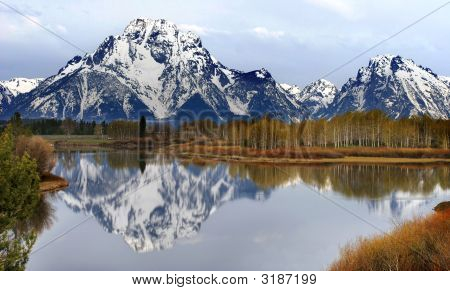 Udsigten fra Oxbow Bend