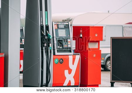 Oslo, Norway - June 25, 2019: Yx Energi Oils Gas Station. Yx Energi, Formerly Known As Hydro Texaco,