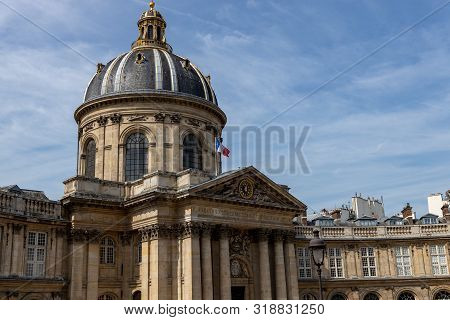 French Institute - Institute De France At Day Paris, France