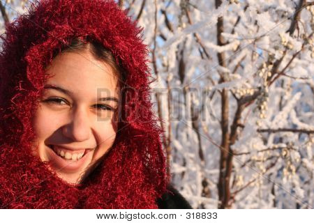 Usměvavá holka etnické