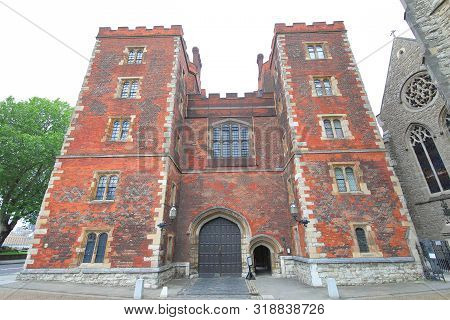 Lambeth Palace Historical Building In London Uk