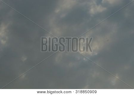 Non-edited Blue Bright Evening Sky