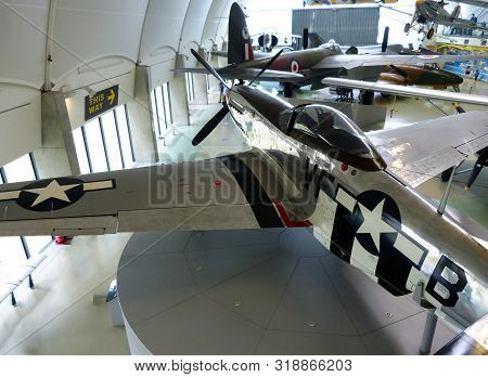 Royal Air Force (raf) Museum / Hendon, London, Uk - June 29, 2014: Real Historic Aircraft From All O