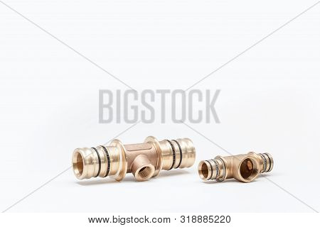Switch Or Connection Pieces For Water Pipes As Well As Potable Water And Heating