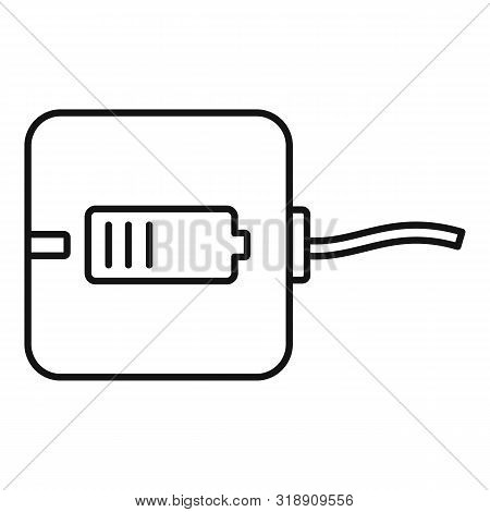Digital Wireless Charger Icon. Outline Digital Wireless Charger Vector Icon For Web Design Isolated 