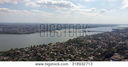 Freight Trains On City Cargo Terminal. Railways In Train Parking. Cargo Train Platform With Freight 