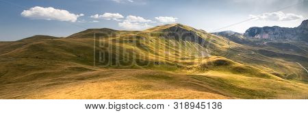 Panoramic View On Zelengora Mountain In Sutjeska National Park In Bosnia And Herzegovina