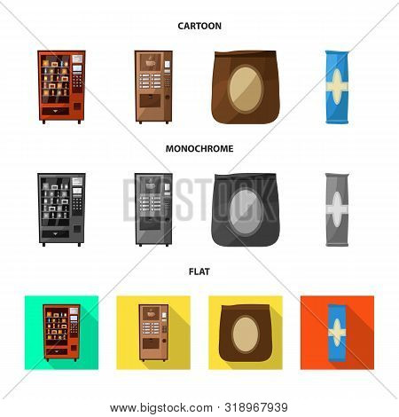 Vector Illustration Of Sale And Industry Logo. Set Of Sale And Assortment Vector Icon For Stock.