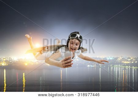 Fly with self-made plane wing